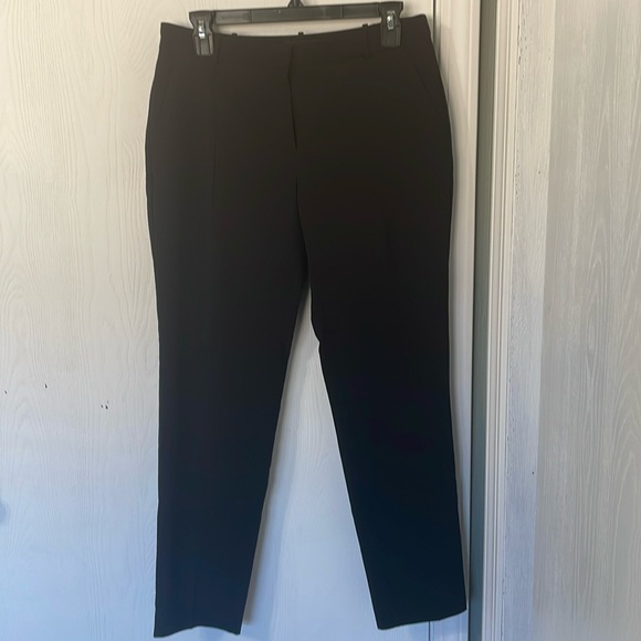 MNG by Mango NWOT Trouser Black Pants Clasp Closure Size 4 - Picture 1 of 9